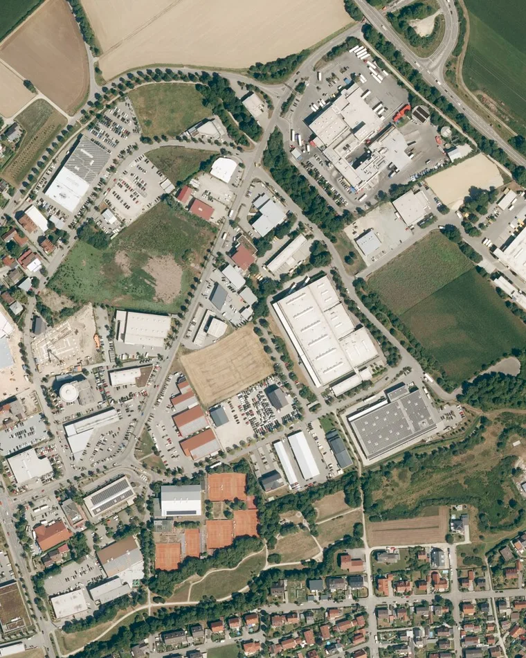 Industriegebiet in Landshut